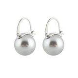 Chicmy-Black Pearl Earrings  Available in White Champagne Grey Gold and Black  Pearl Dangle Earrings