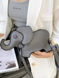 Chicmy-PU Elephant Shape Shoulder Bag Handbag