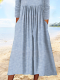 Chicmy Jersey Casual Asymmetrical Loose Dress