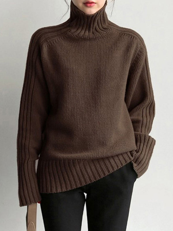 Chicmy-Simple Turtleneck Sweater