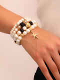 Chicmy-Beaded Contrast Color Bracelet Accessories