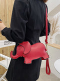 Chicmy-PU Elephant Shape Shoulder Bag Handbag