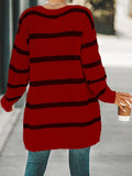 ChicmyCasual Striped Cardigan