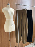 Chicmy-Loose Wide-Leg Velcro Suit Pants