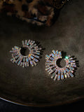 Chicmy-Statement Multi-Colored Rhinestone Earrings Accessories
