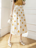 Chicmy-Polka-Dot Loose Skirts Bottoms