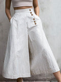 Chicmy-Original Casual Loose Wide Leg Striped Pants