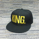 Chicmy-1PC KING QUEEN Embroidered Caps Lover Men Women