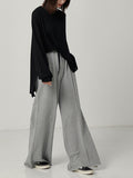 Chicmy-Casual Solid Column Wide Leg Pants