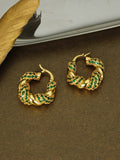 Chicmy-Geometric Rhine Stones Earrings Accessories