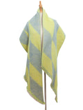 Chicmy-Diamond-Patterned Fringed Keep Warm Shawl&Scarf