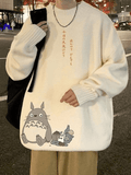 Chicmy-Men's Cartoon Long Sleeve Knit Sweater