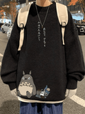 Chicmy-Men's Cartoon Long Sleeve Knit Sweater