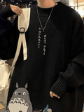 Chicmy-Men's Cartoon Long Sleeve Knit Sweater