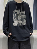 Chicmy-Men's Era Graphic Long Sleeve Tee