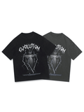 Chicmy-Men's Lightning Dark Graphic Tee