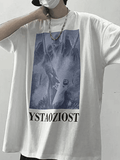 Chicmy-Men's Mist Ghost Graphic Tee