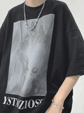 Chicmy-Men's Mist Ghost Graphic Tee