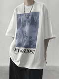 Chicmy-Men's Mist Ghost Graphic Tee