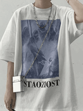 Chicmy-Men's Mist Ghost Graphic Tee