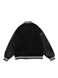 Chicmy-Men's Toweling Embroidered Varsity Jacket