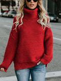 Chicmy-European and American casual women's clothing Cozy and Stylish Pullover Long Sleeve Sweater