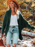 Chicmy-European and American casual women's clothing Loose And Cozy V Neck Cable Knit Sweater