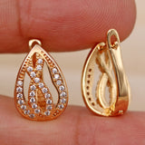 Chicmy-Women Trendy Fashion Jewelry Zircon Earrings