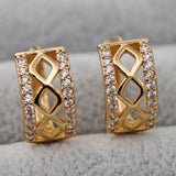 Chicmy-Women Trendy Fashion Jewelry Zircon Earrings