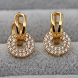 Chicmy-Women Trendy Fashion Jewelry Zircon Earrings