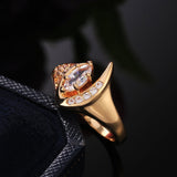 Chicmy-Luxury Gold Color Brilliant CZ Stone Women Wedding Rings