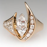 Chicmy-Luxury Gold Color Brilliant CZ Stone Women Wedding Rings