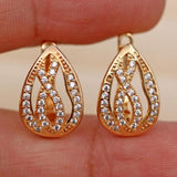 Chicmy-Women Trendy Fashion Jewelry Zircon Earrings