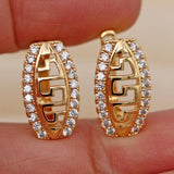 Chicmy-Women Trendy Fashion Jewelry Zircon Earrings