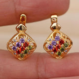 Chicmy-Women Trendy Fashion Jewelry Zircon Earrings