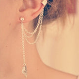 Chicmy-Fashion New Arrival Leaf Clip Earrings