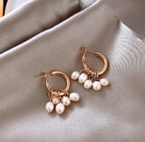 Chicmy-Trendy Round Simple Crystal Dangle Earrings