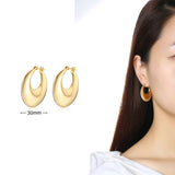 Chicmy-Square Geometric Rectangle Hoop Earrings