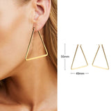 Chicmy-Square Geometric Rectangle Hoop Earrings