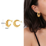 Chicmy-Square Geometric Rectangle Hoop Earrings