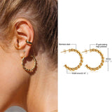 Chicmy-Square Geometric Rectangle Hoop Earrings