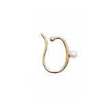 Chicmy-Minimalist Simulated Round Small Pearl Ear Cuff Earrings For Women