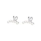 Chicmy-1 pair Chic Pearls Wrap Earcuff Clips Earrings